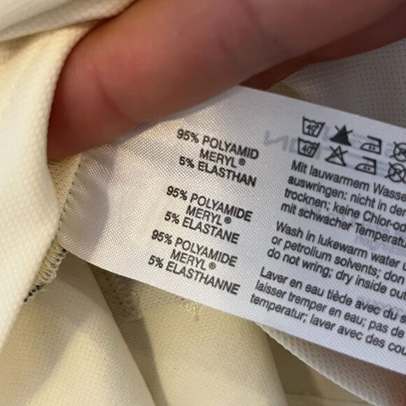 Porsche Design Drivers Selection Women's Polo Shirt Zipper Neck Off White S NWT - Picture 8 of 9